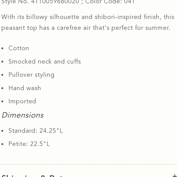 ANTHROPOLOGIE PORRIDGE INES TEXTURED PEASANT BLOUS - Picture 6 of 6